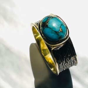 Sundance Turqoise wide ring
